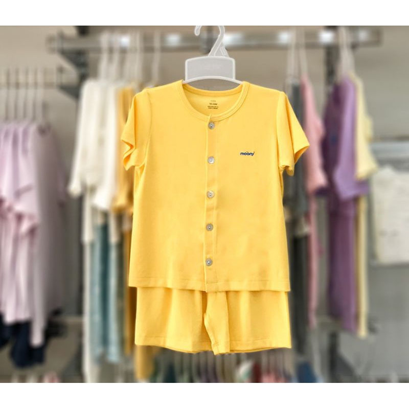 Bộ cộc petit NOUS moony cài cúc thẳng 3M-24M