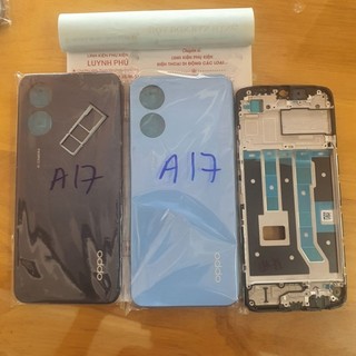 Vỏ Oppo A17 có khay sim khung sườn kính camera