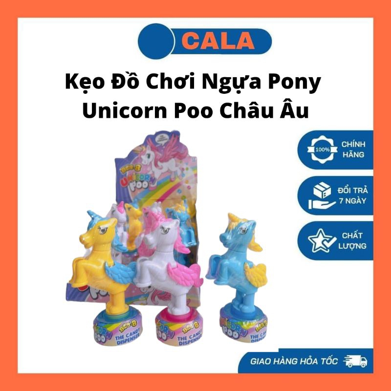 Kẹo Đồ Chơi Ngựa Pony Unicorn Poo Châu Âu