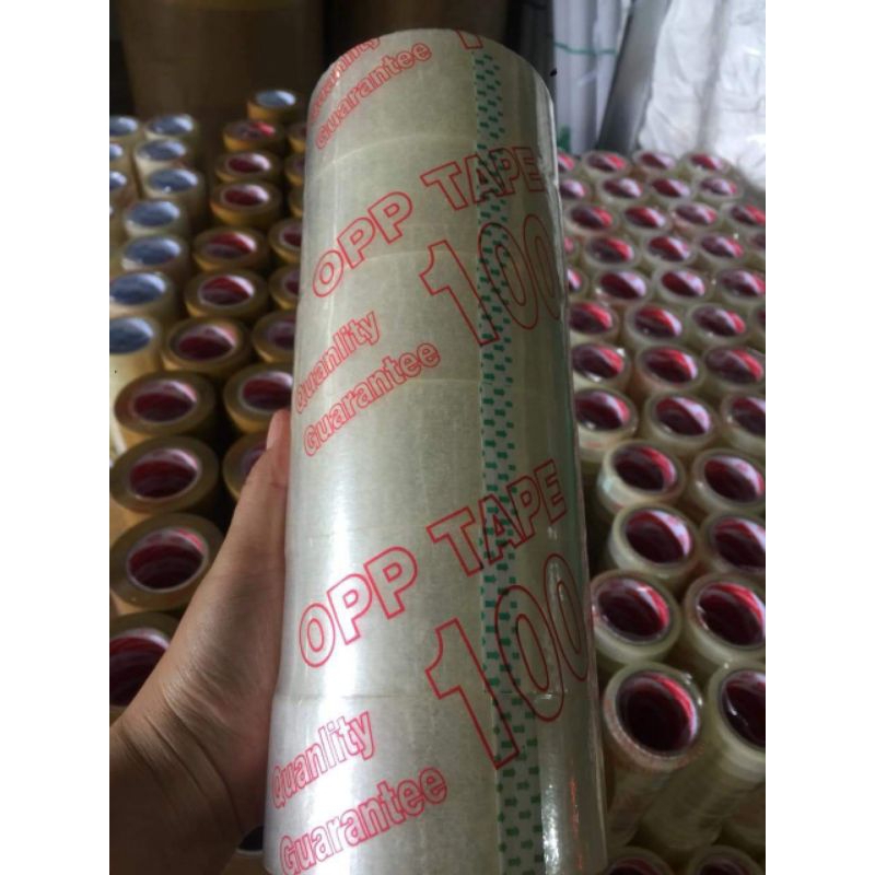Băng Keo TRONG OPP, ĐỤC Cuộn 100 YARD [Lẻ 1 Cuộn]