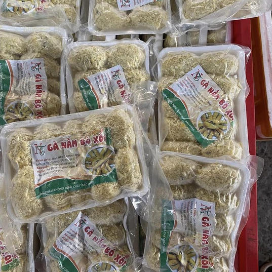 Xôi gà nấm khay 10c❤️Tmart-Thực phẩm sạch