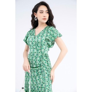 Đầm lụa thiết kế hãng NEM sale rẻ