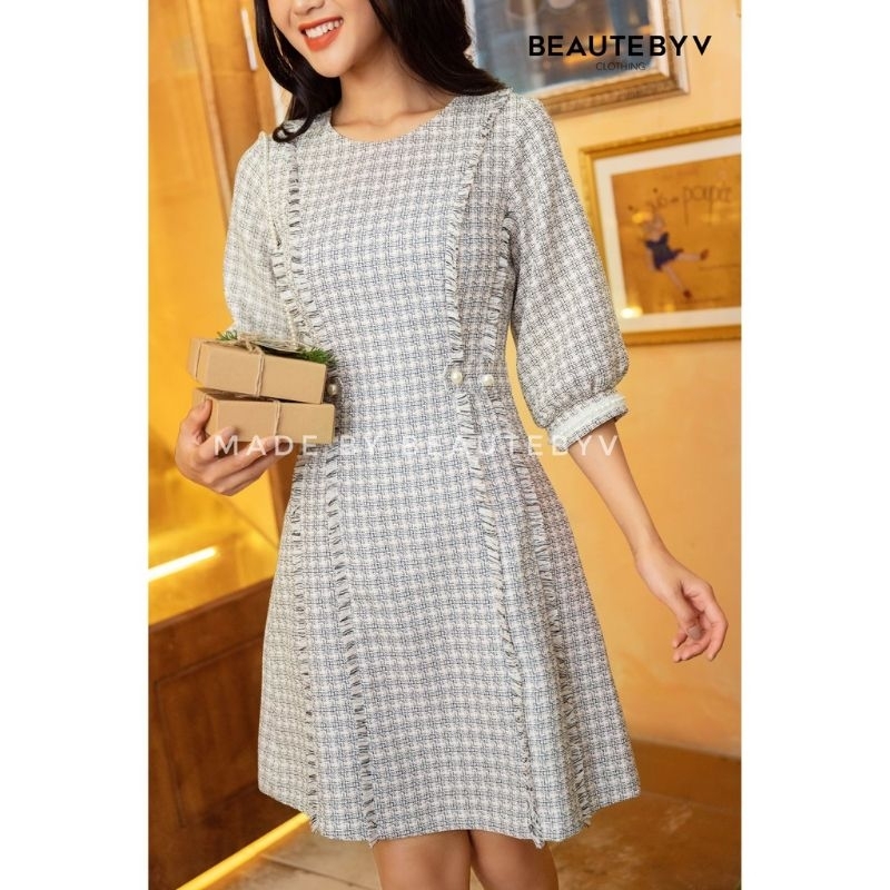 VÁY DẠ TWEED CỦA BEAUTEBY.V