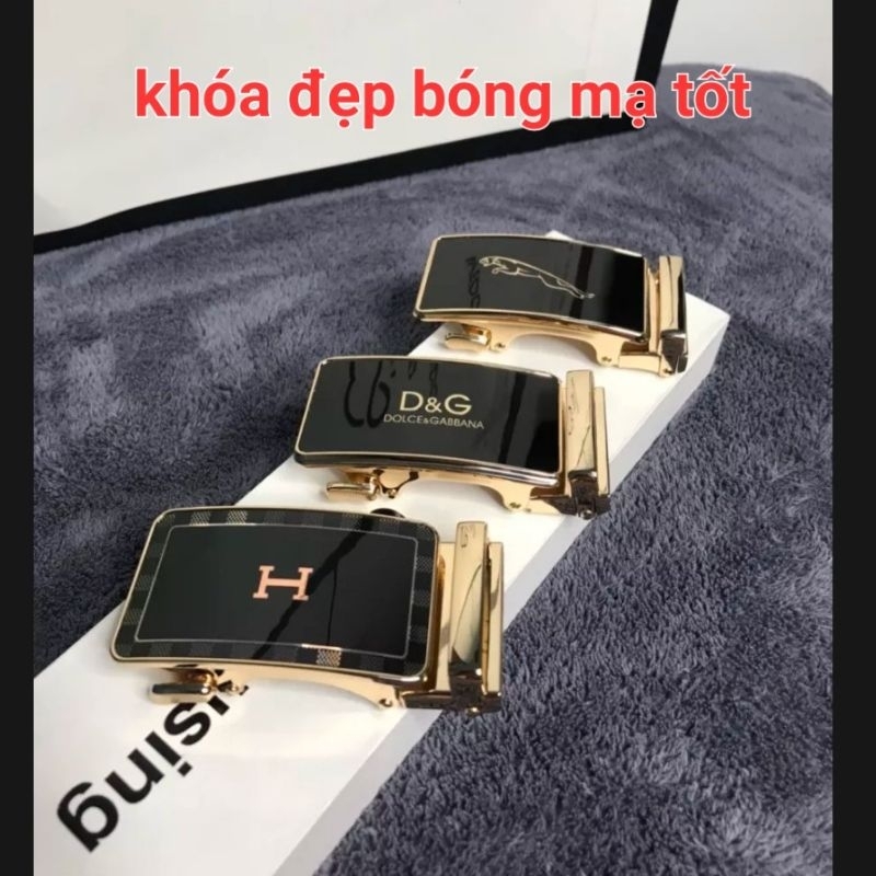 Dây Lưng không mặt có khấc bản 3,6 cm da bò nguyên tấm cao cấp [ DÂY CÓ KHẤC ]