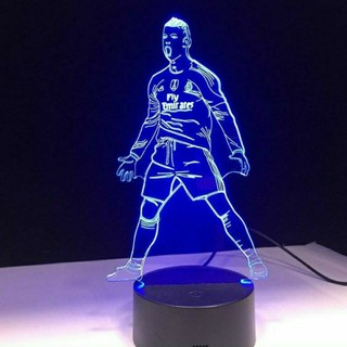 Đế Đèn Led 3D - Đèn Ngủ ( Có Cảm Biến 16 Màu ) Có Pin