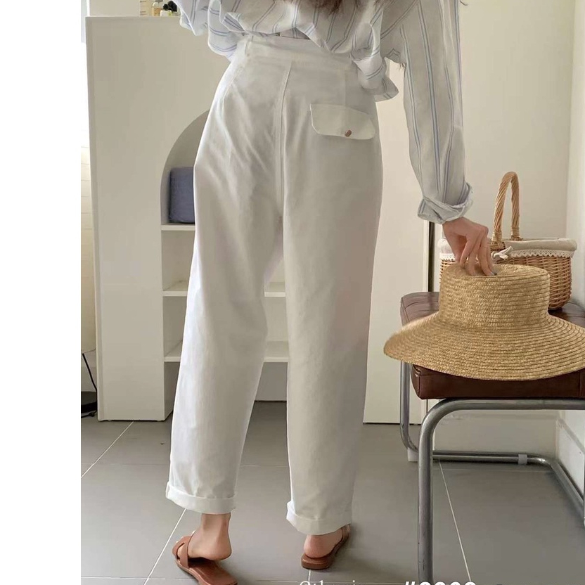 Quần thô kaki trơn nữ xinh 1993s Boutique