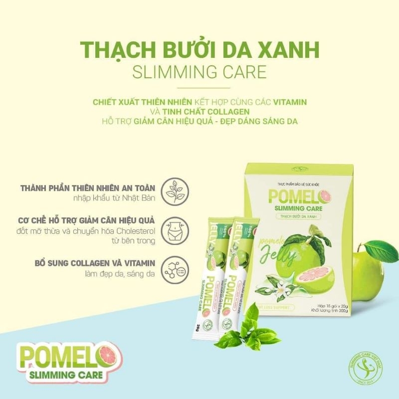 Thạch bưởi da xanh Pomel slimming care giảm cân hiệu quả