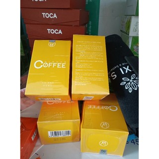 Cà phê gừng giảm cân ginger coffee 20 gói chính hãng tặng đai