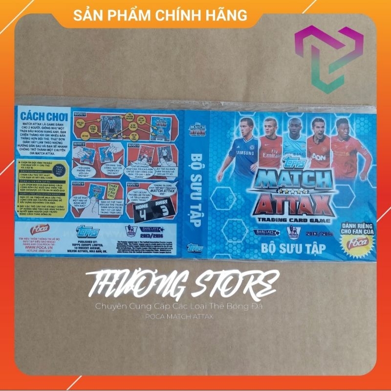 ALBUM SEAL RỖNG POCA MATCH ATTAX MÙA GIẢI 2013-2014