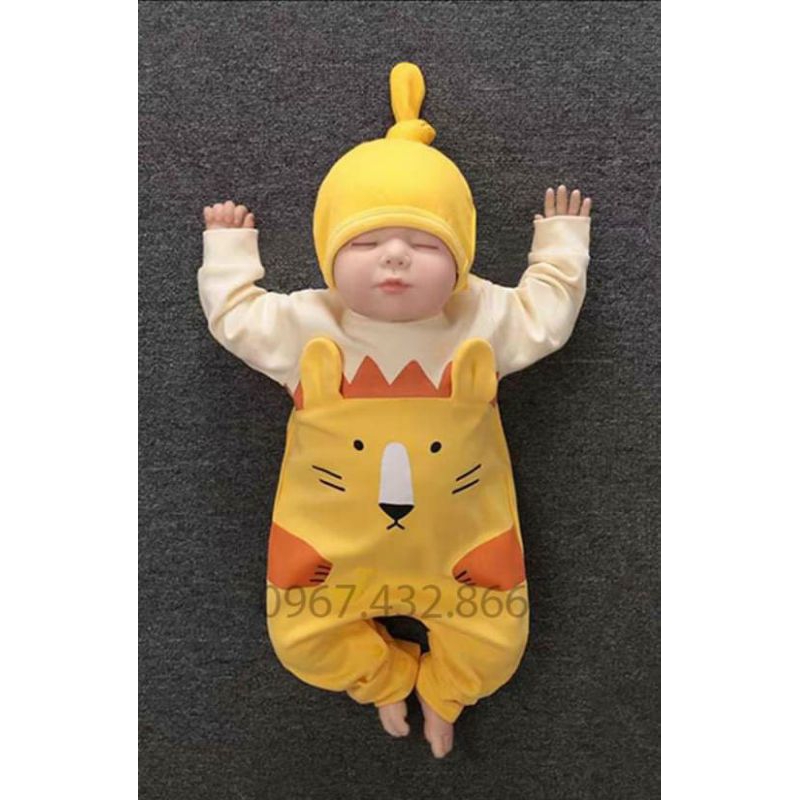 Body tết cho bé size từ 4-18kg chất cotton mềm mịn co dãn thấm hút mồ hôi rất tốt