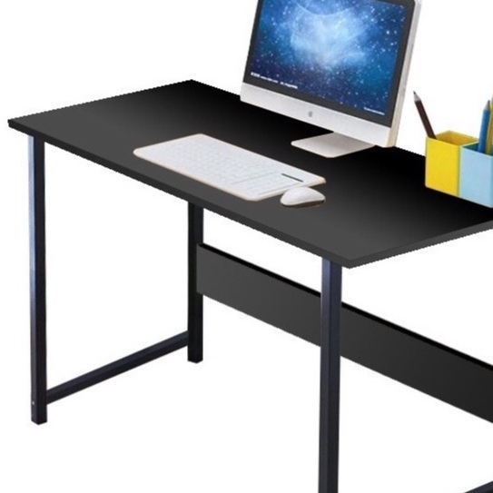 Bàn làm việc, bàn học gỗ, chân sắt dùng cho văn phòng, học bài, để máy tính cho sinh viên giá rẻ 2023