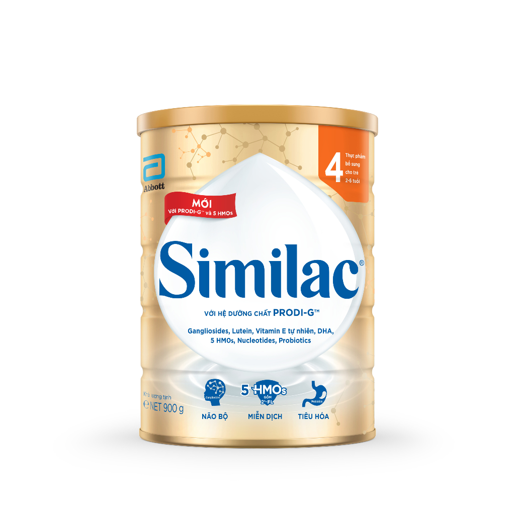 Sữa bột Similac 4 900g/lon Dinh Dưỡng 5G Mới