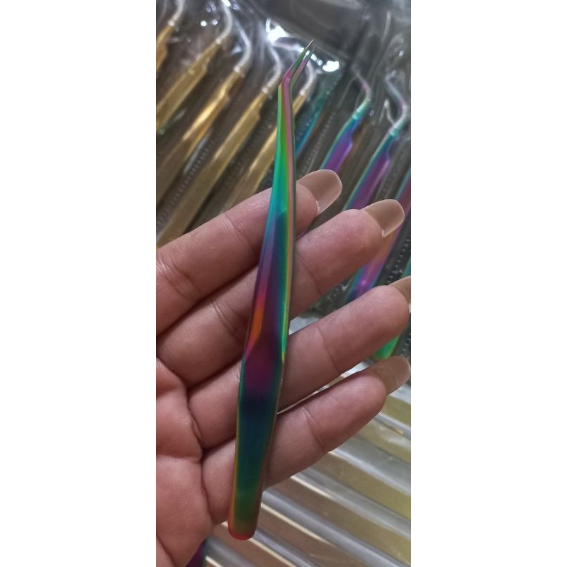 Nhíp gắp mi, tách mi 7 màu