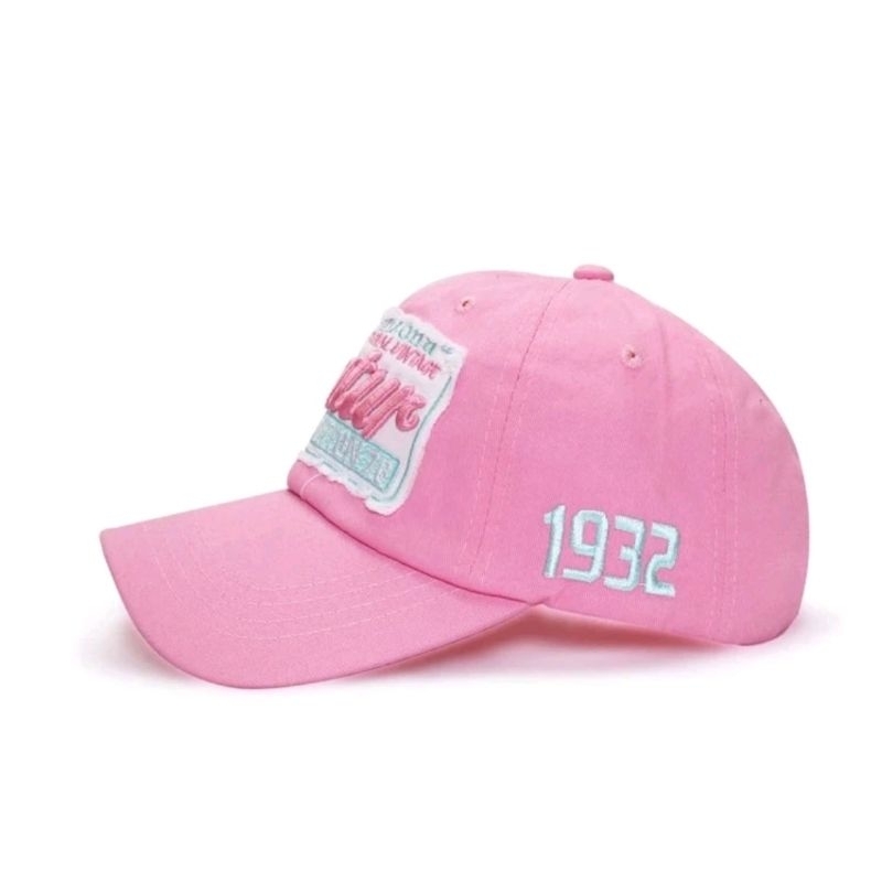 Nón Kết Màu Hồng Thêu Chữ Xu Hướng Y2k Street Style 2000s Mean Girl Aesthetic Unisex