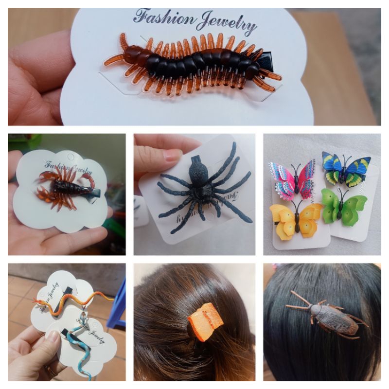 Kẹp tóc côn trùng