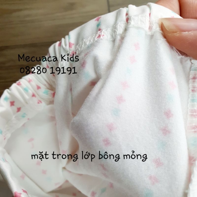 Quần dài thun co giãn thu đông xuất Hàn cho bé gái trắng họa tiết