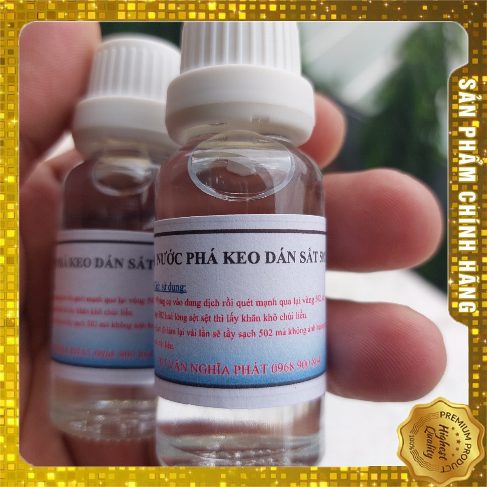 Dung dịch tẩy keo 502 trên gỗ