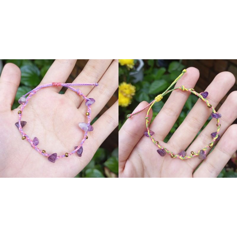 🌺 Fuchsia 🌺 Vòng tay màu ngọt ngào mix th.anh tím