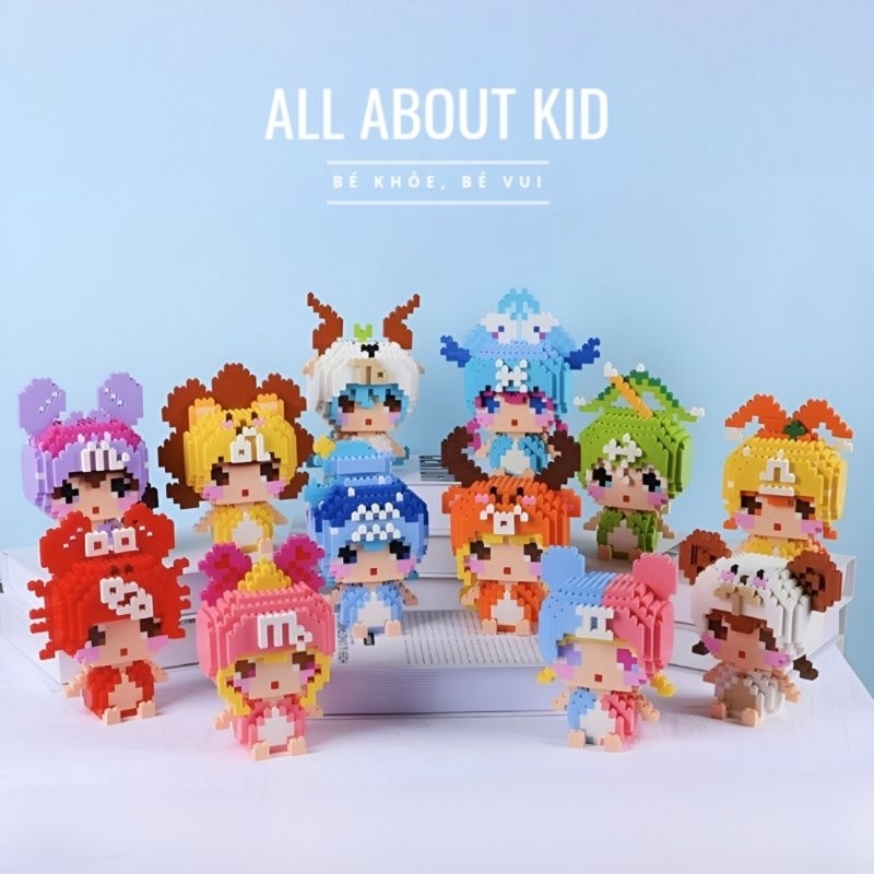 Lắp ráp mô hình 12 cung hoàng đạo 5D mới nhất, đồ chơi thông minh - All About Kid