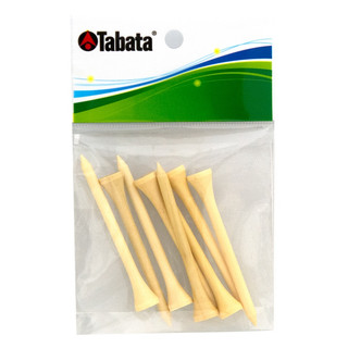 Tee golf gỗ dài 70mm nhật bản set 8 chiếc chính hãng tabata gv0434, que đỡ bóng, phát bóng golf