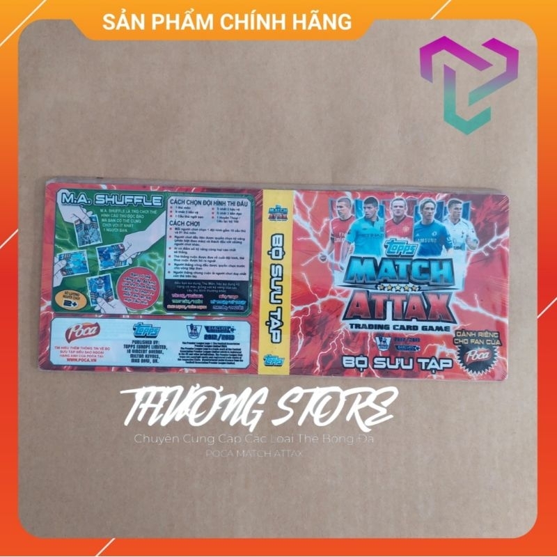 ALBUM SEAL RỖNG POCA MATCH ATTAX MÙA GIẢI 2012-2013