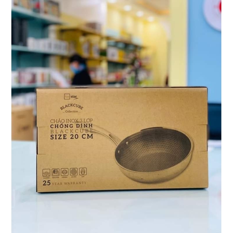 Chảo sâu lòng blackcube Fivestar 20cm