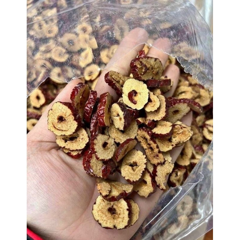 48k/500g táo đỏ thái lát nguyên chất hàng đẹp