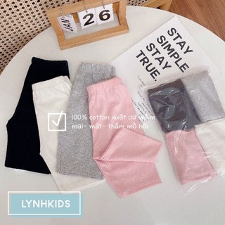 Quần legging lửng bé gái xuất dư, co dãn 4 chiều