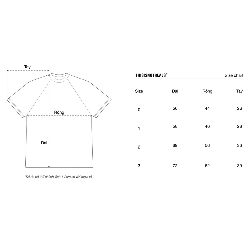 Áo thun Boxy THISISNOTREALS RealLove Wash / Grey