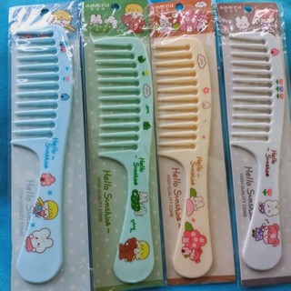 Lược thưa hoạt hình,hoa cúc 21cm