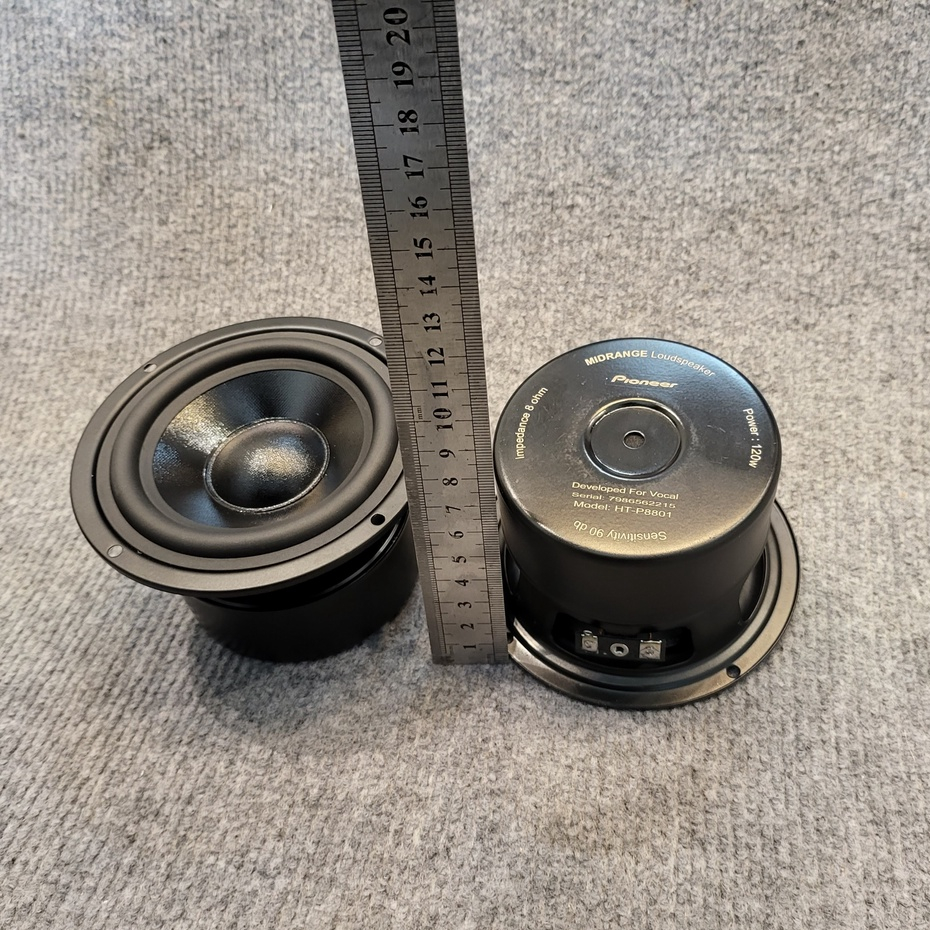 Loa trung hay loa mid 10 Pioneer HT-P8801 nam châm bọc khử từ, vành 11,5Cm, từ 8,5Cm loa trung hở giá 1 chiếc