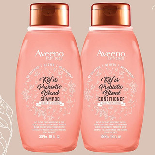 Dầu gội/xả thiên nhiên phục hồi da đầu hư tổn AVEENO Kefir Probiotic Blend 354ml (Mỹ)