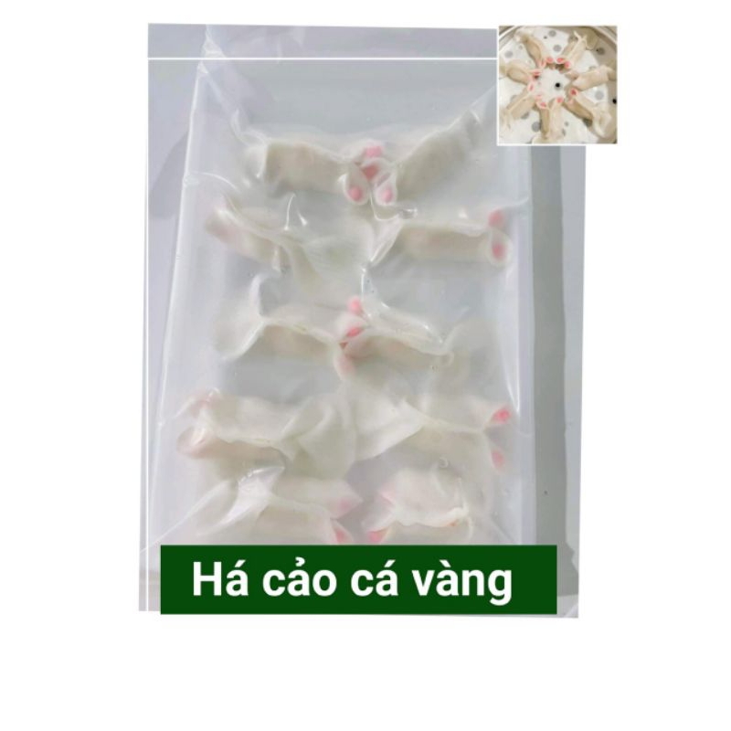 HÁ CẢO CÁ VÀNG. 200G 10C. (giao hỏa tốc)