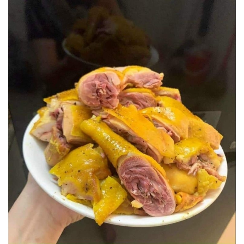 GÀ TA Ủ MUỐI NGUYÊN CON