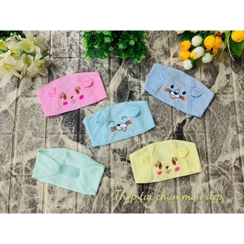 Che Thóp Mụ Tai thỏ Coton Cho Bé / Nhiều Mẫu