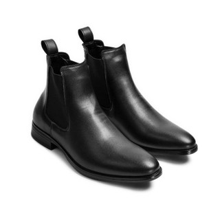 Giày Chelsea Boot Nam cao cổ đế cao su tăng chiều cao
