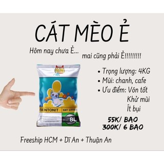 CÁT MÈO MINI CAT bao 4kg - 8L