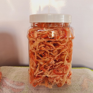 Mực xé sợi hấp nước dừa Hủ 500g