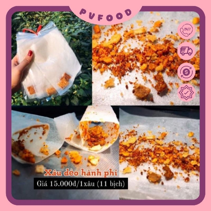 Bánh Tráng Xâu Dẻo Muối Hành Phi