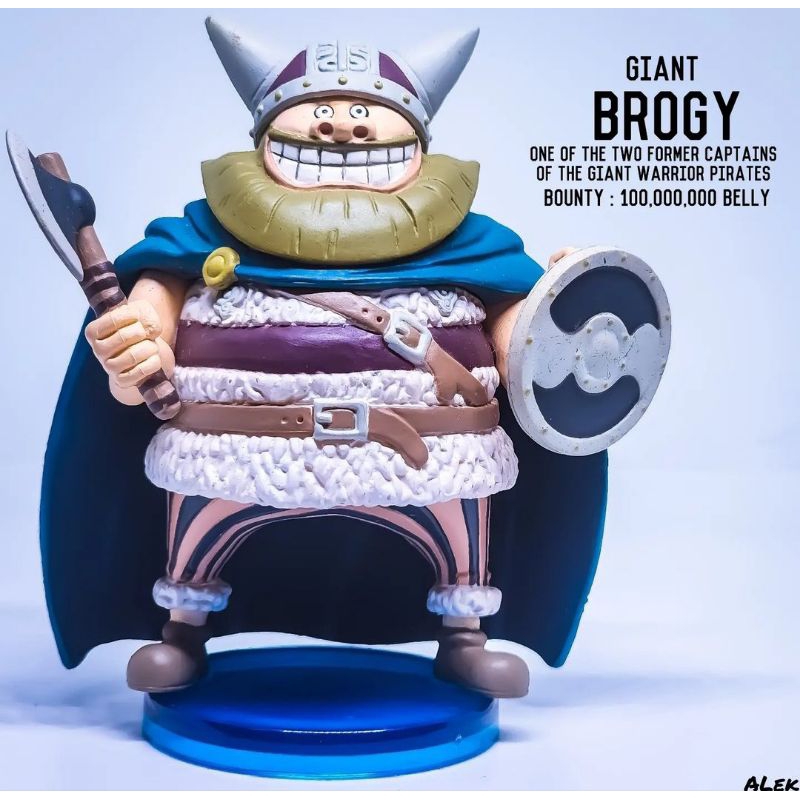 Mô hình One Piece WCF chính hãng Roger , Jeff chân đỏ, anh em khổng lồ