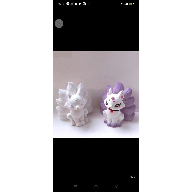 Tượng nhựa Hồ ly 9 đuôi