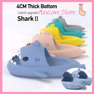 [Đế 4cm] Dép Cá Mập Người Lớn Nam Nữ Đế Cao Chính Hãng Loại 1 Full Tag