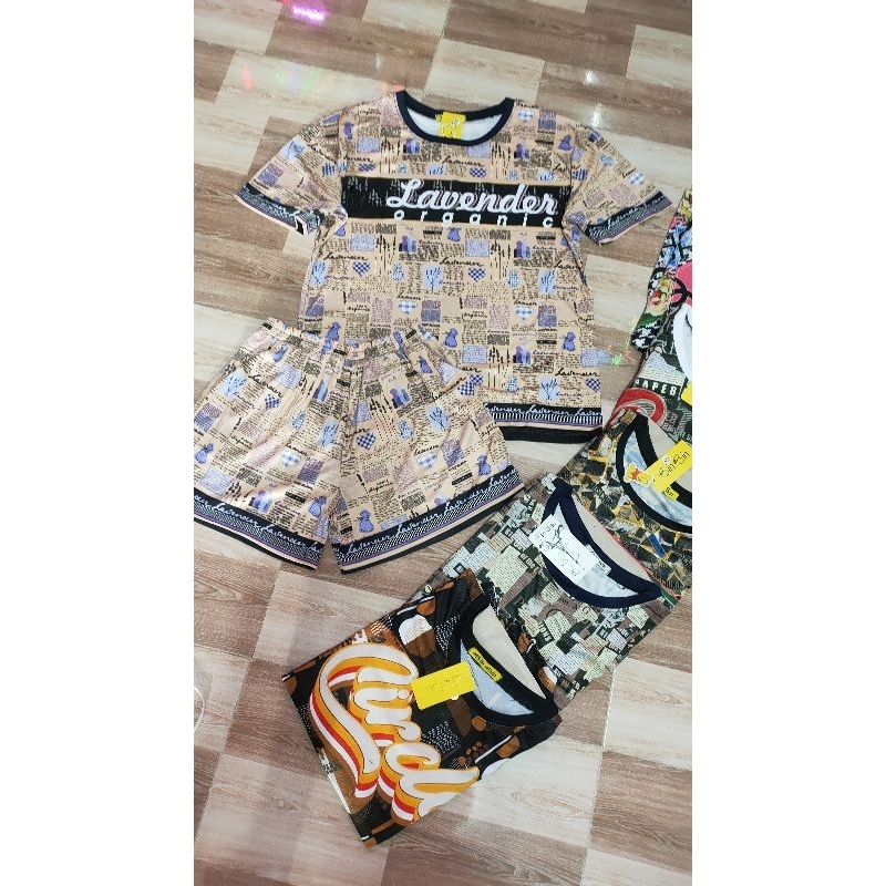 Bộ đùi form rộng thun lạnh 3d loại 1