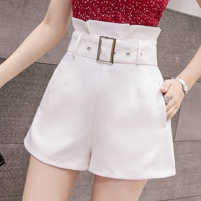 Quần Short Đùi KÈM ĐAI NỊT CHẤT TUYẾT MƯA Dày Dặn, Dáng Quần Trẻ Trung Năng Động