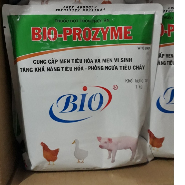 1 kg Bio Prozyme - men tiêu hóa phòng ngừa tiêu chảy, tăng khả năng tiêu hóa cho vật nuôi