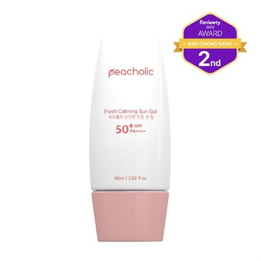 Kem Chống Nắng Nâng Bật Tone Peacholic Fresh Calming Sun Gel SPF 50+ PA++++ ( mẫu cũ)