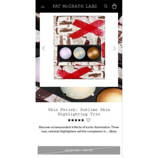 [Auth 100%] Bảng phấn highlight Pat Mcgrath Labs Sublime Skin Highlighting Trio