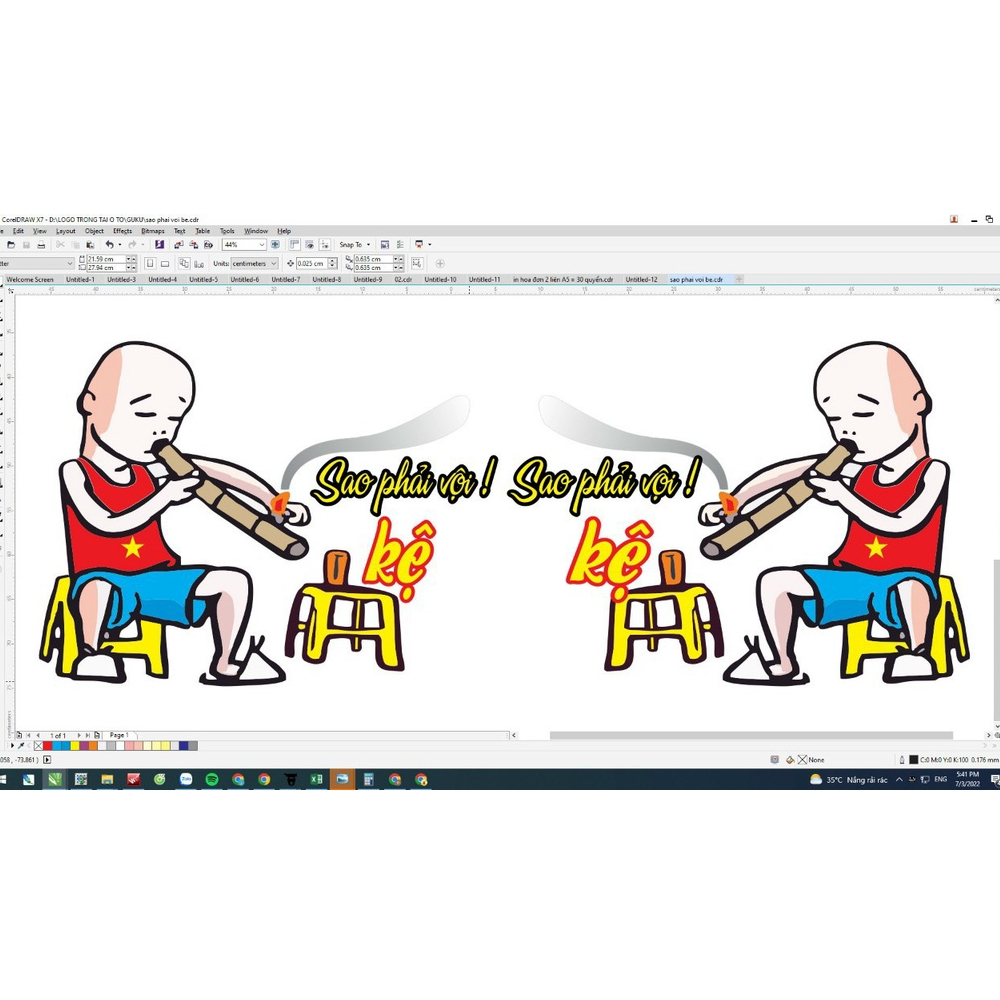 Tem xe tải hút thuôc lao. Cặp tem ông tễu kèm chữ Sao phải vội dán xe ô tô . Tem decal logo hút thuôc