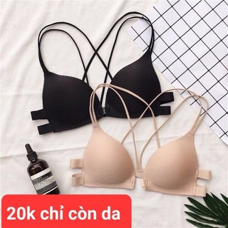 Áo bra mút mỏng không gọng ôm ngực cài trước