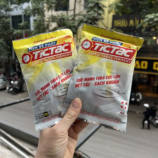 Men xử lý Bể Phốt Tictac 200g phòng tắc hết mùi hôi